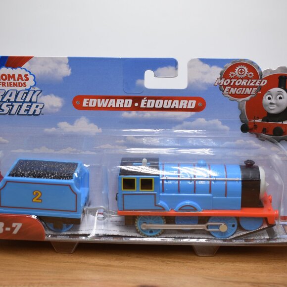 Edward 2 w/ Tender Motorized Trackmaster Revolution Train Tank Engine Mattel New - Picture 2 of 10
